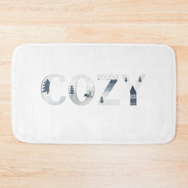 Item preview, Cozy Winter Botanical Typography Soft Hygge Design designed and sold by MiszungART.