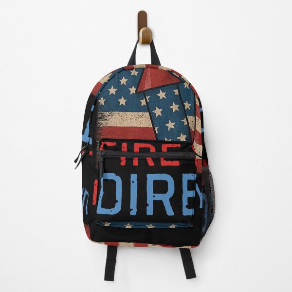 Item preview, Fireworks Director I Run You Run Vintage Patriotic Firework Humor designed and sold by flagylART.