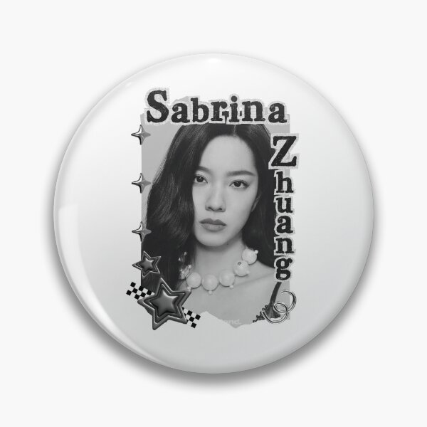 Item preview, Sabrina Zhuang – Zhuang Dafei (庄达菲) Chinese Actress Art Chinese Celebrity Illustration Black and White Collage Digital Art Portrait designed and sold by AJUNICE STUDIO.