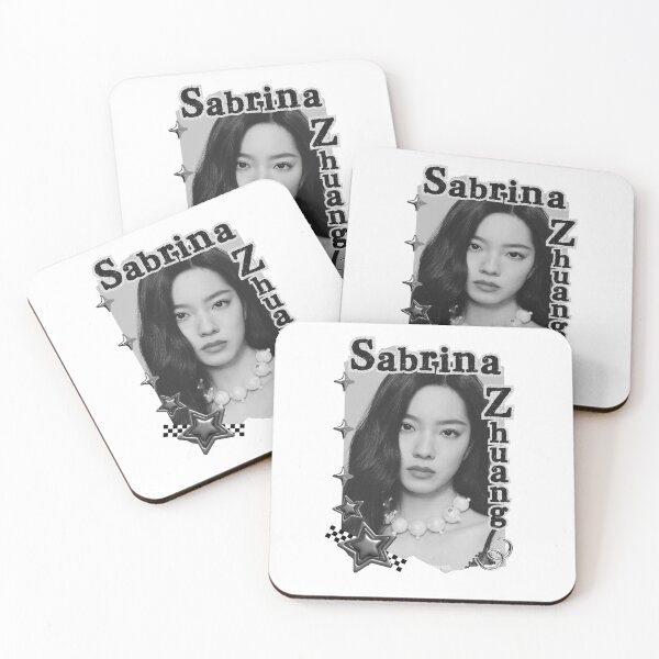 Item preview, Sabrina Zhuang – Zhuang Dafei (庄达菲) Chinese Actress Art Chinese Celebrity Illustration Black and White Collage Digital Art Portrait designed and sold by AJUNICE STUDIO.