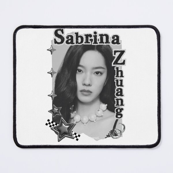 Item preview, Sabrina Zhuang – Zhuang Dafei (庄达菲) Chinese Actress Art Chinese Celebrity Illustration Black and White Collage Digital Art Portrait designed and sold by AJUNICE STUDIO.