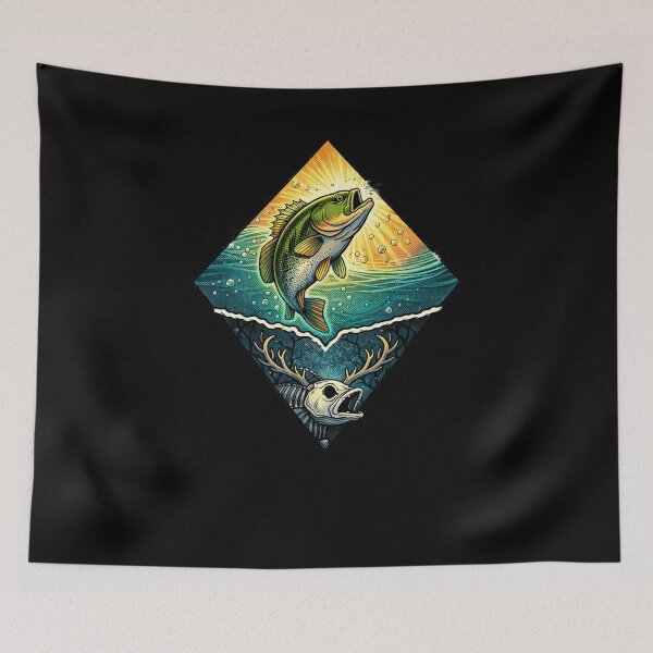 Item preview, Bass Fish Art designed and sold by Planetporridge.