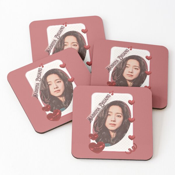 Item preview, Sabrina Zhuang – Zhuang Dafei (庄达菲) Portrait Chinese Actress Art Chinese Celebrity Illustration portrait illustration Red Aesthetic Collage Design designed and sold by AJUNICE STUDIO.