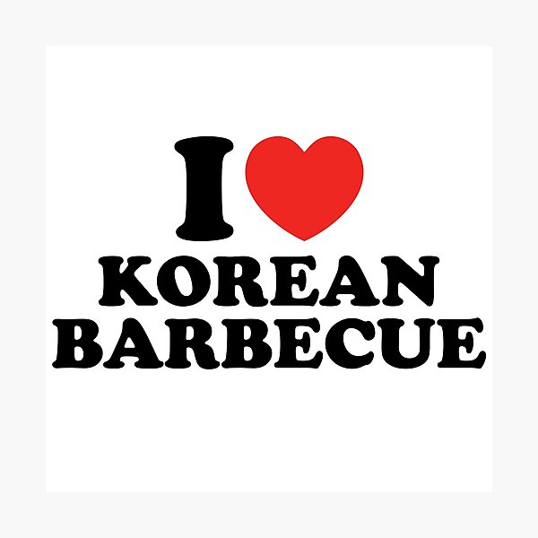 Item preview, I Love Korean Barbecue designed and sold by shitpostee.