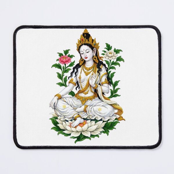 Item preview, White Tara Divine Compassion Art designed and sold by MSRART.
