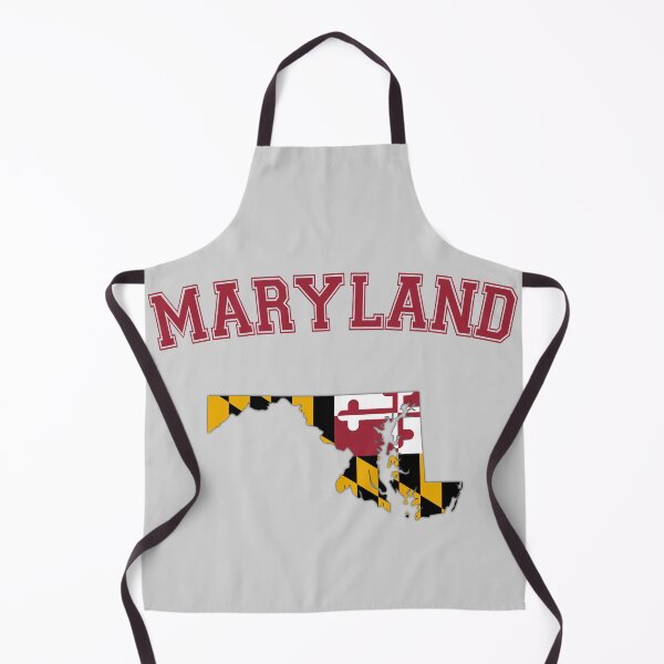 Item preview, Maryland Pride: State Map Flag Silhouette Typography designed and sold by mashmosh.