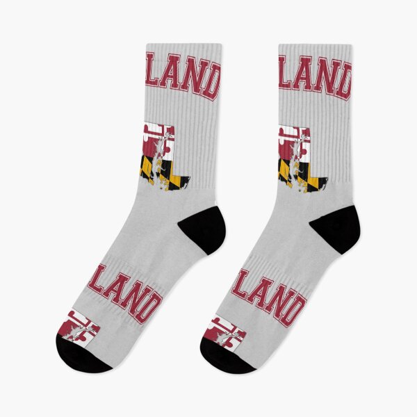 Item preview, Maryland Pride: State Map Flag Silhouette Typography designed and sold by mashmosh.
