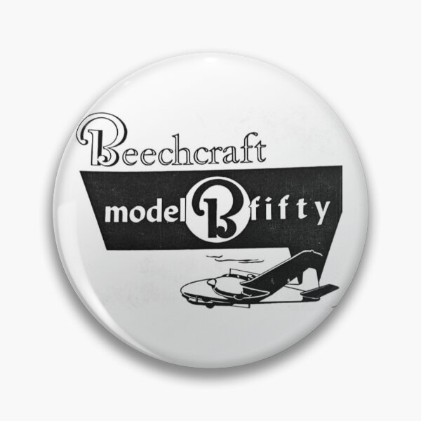 Item preview, Beechcraft Model B Fifty B50 classic airplane show designed and sold by PilotandPlane.