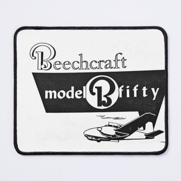 Item preview, Beechcraft Model B Fifty B50 classic airplane show designed and sold by PilotandPlane.