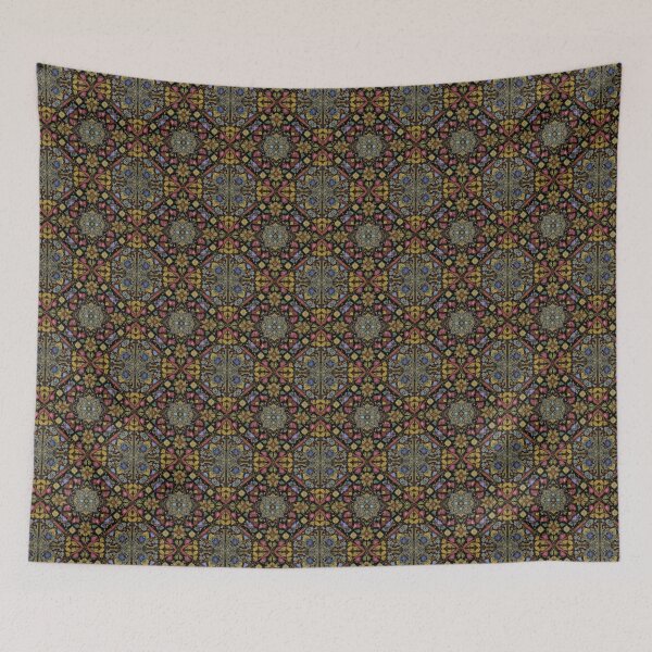 Item preview, Dark Enchanted Bloom Mosaic  designed and sold by Echo Blanc.