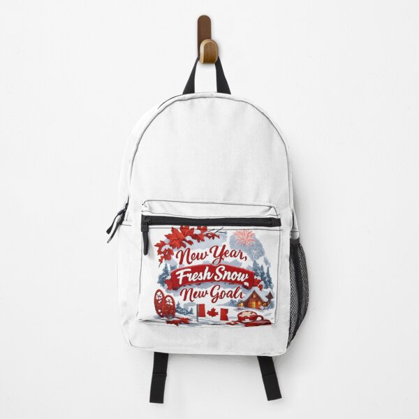 Item preview, New Year, Fresh Snow, New Goals | Canadian Winter Design Maple Leaf designed and sold by mocci10.