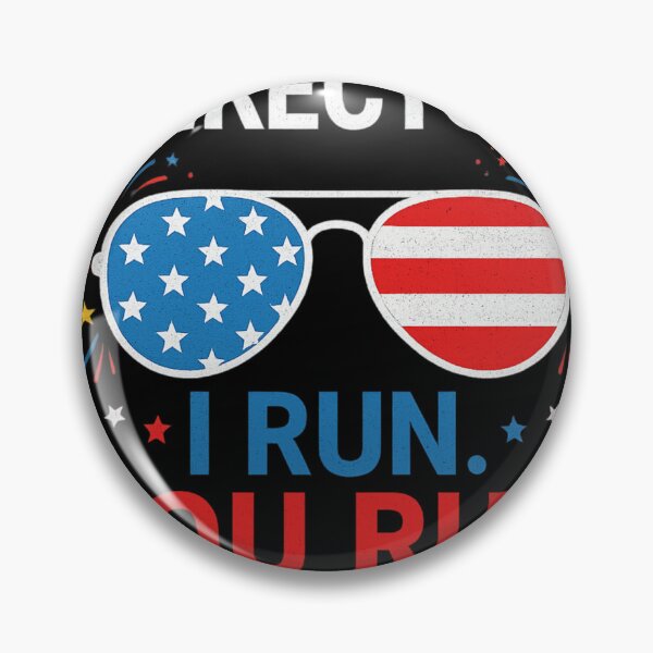 Item preview, Fireworks Director I Run You Run Patriotic Sunglasses Funny Fourth of July designed and sold by flagylART.