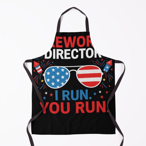 Item preview, Fireworks Director I Run You Run Patriotic Sunglasses Funny Fourth of July designed and sold by flagylART.