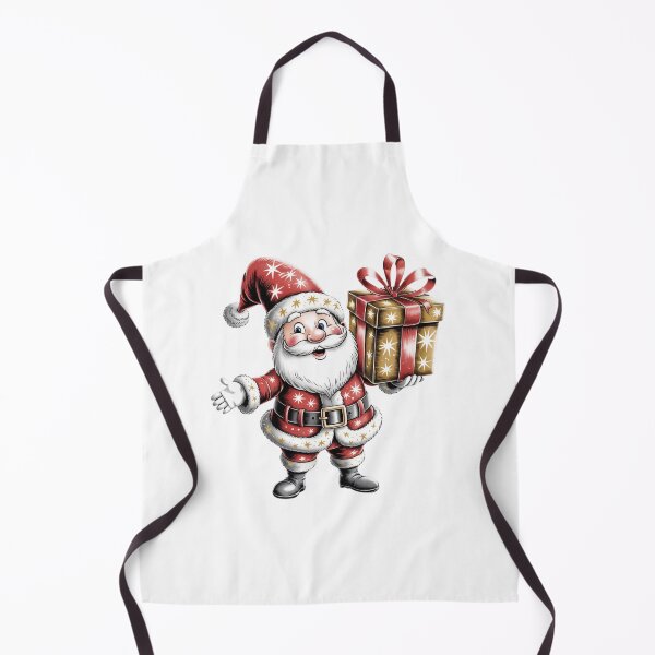 Item preview, Santa Claus with a Christmas gift designed and sold by JonysCreativeDesigns.