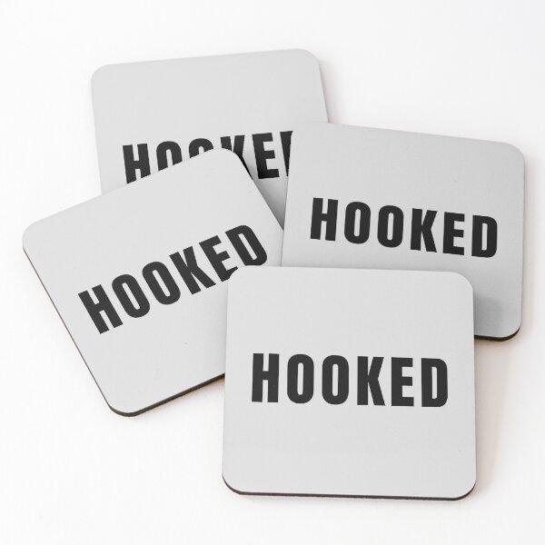 Item preview, Hooked Fishing Minimalist Quote Design designed and sold by EimSol.