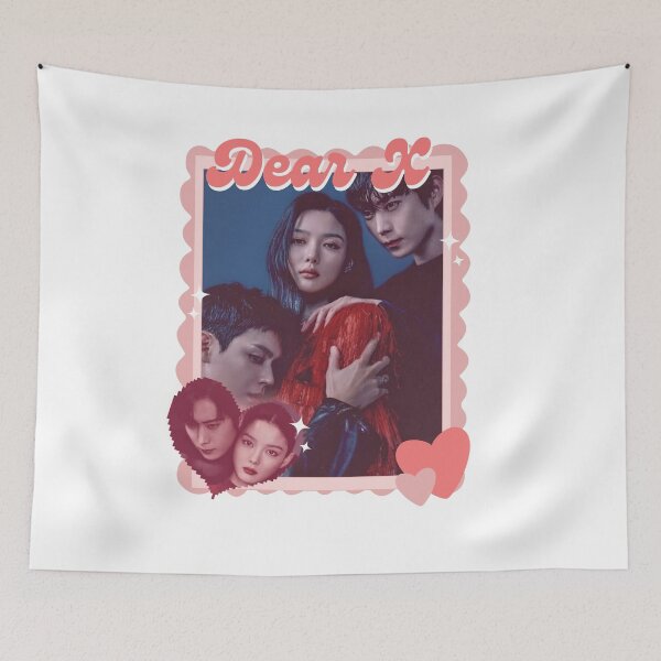 Item preview, Dear X: Masks of Ambition Romantic Illustration Korean drama Kdrama illustration designed and sold by HELL0WBELLO.