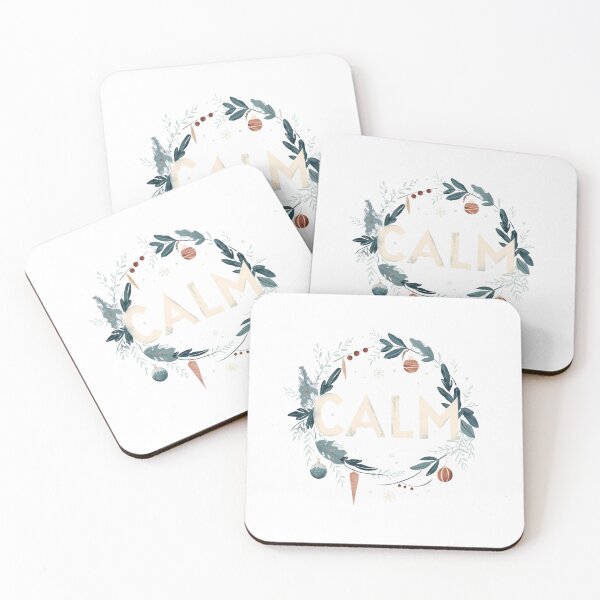 Item preview, Calm Winter Botanical Typography Peaceful Cozy Design designed and sold by MiszungART.