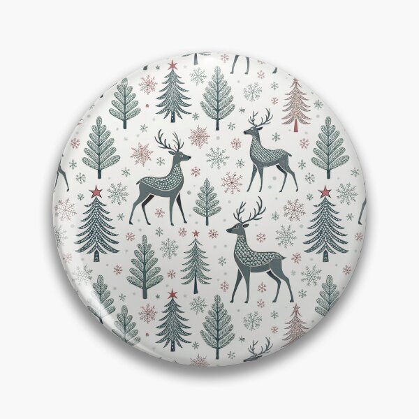 Item preview, Nordic Reindeer Symbols | Cozy Christmas Folk Art designed and sold by Shuga-Design.
