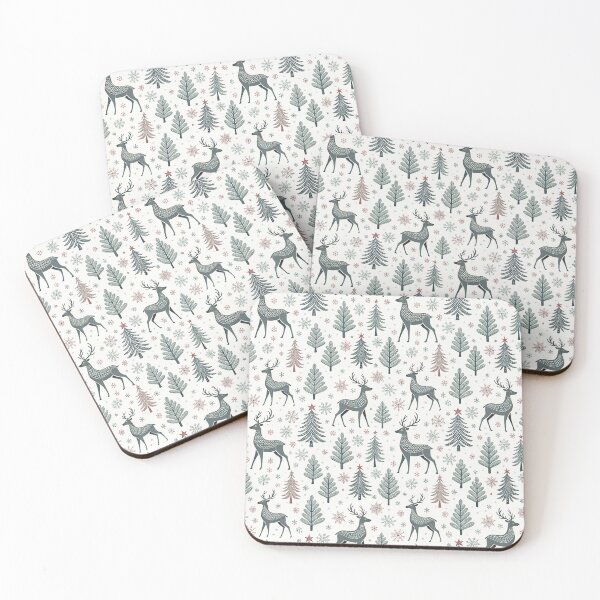 Item preview, Nordic Reindeer Symbols | Cozy Christmas Folk Art designed and sold by Shuga-Design.