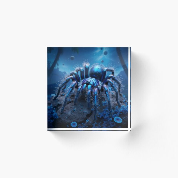 Aperçu de l'œuvre Tarentule bleue créée et vendue par HuntsmithMerch.
