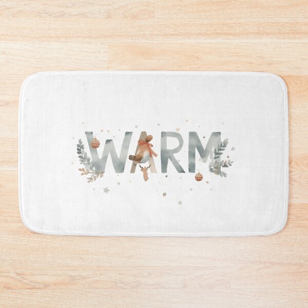Item preview, Warm Winter Botanical Typography Cozy Seasonal Design designed and sold by MiszungART.