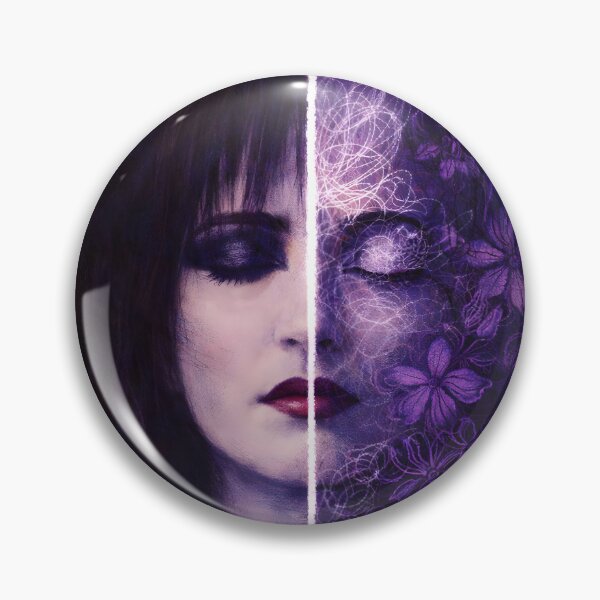Item preview, Siouxsie Split Portrait Goth Floral Surreal Art designed and sold by Shoot-The-Moon.