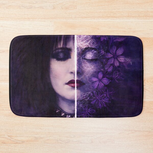 Item preview, Siouxsie Split Portrait Goth Floral Surreal Art designed and sold by Shoot-The-Moon.