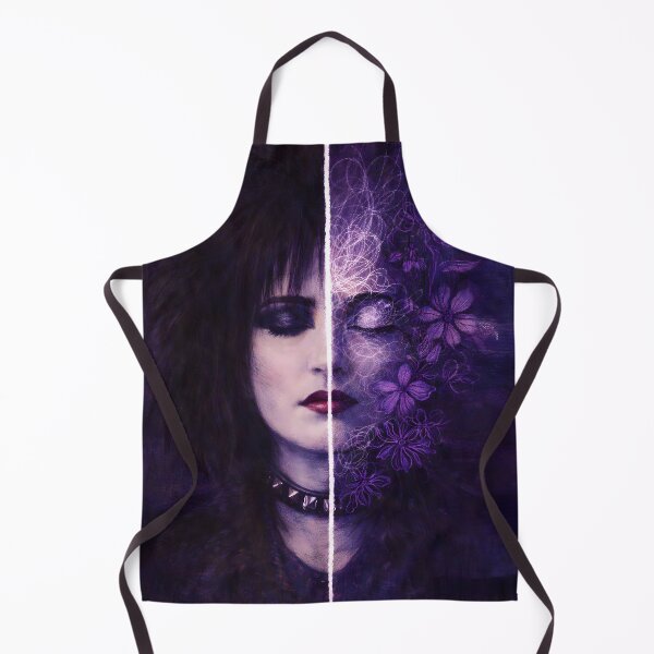 Item preview, Siouxsie Split Portrait Goth Floral Surreal Art designed and sold by Shoot-The-Moon.