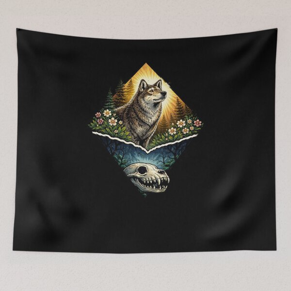Item preview, Wolf Artwork designed and sold by Planetporridge.