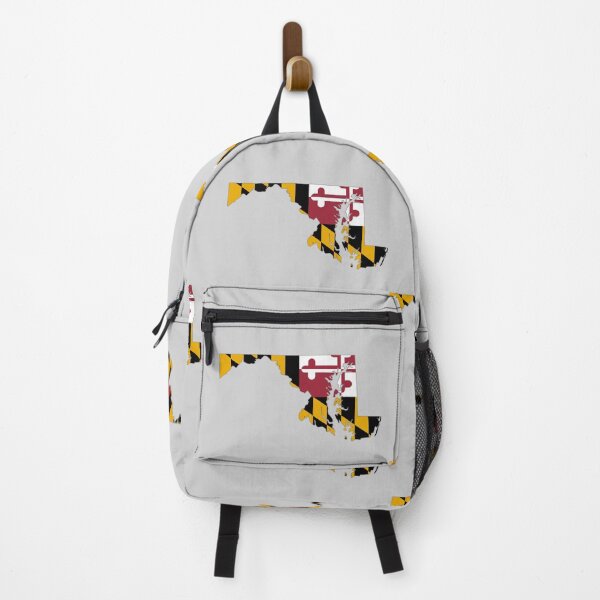 Item preview, Maryland Pride, State Map Silhouette with Official Flag Pattern designed and sold by mashmosh.