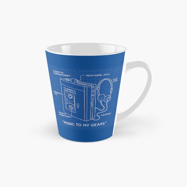 Item preview, Portable Mixtape Master – Walkman Blueprint Poster designed and sold by Grand Illusions.