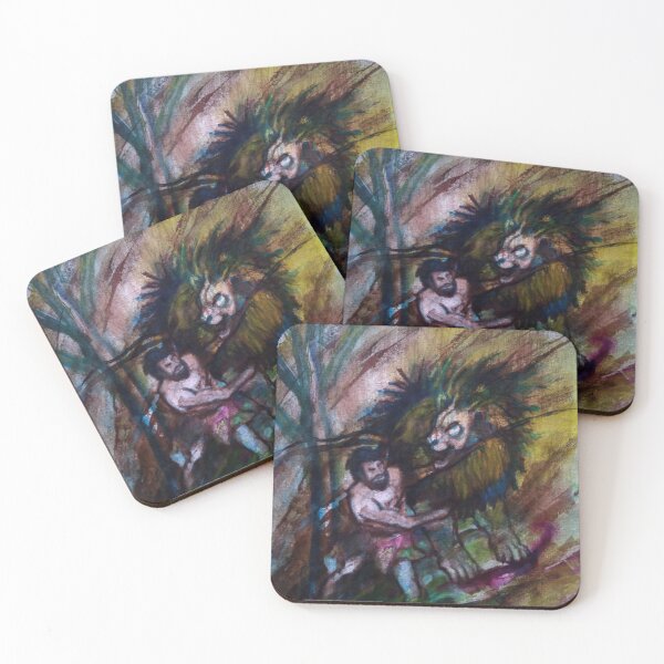 Item preview, Landscape with a Lion and a Prophet Who Strayed from the Path designed and sold by Marzena Salwowska.