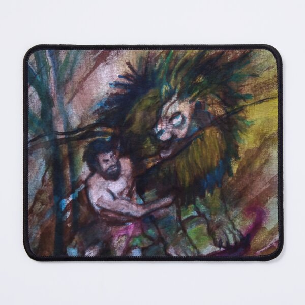 Item preview, Landscape with a Lion and a Prophet Who Strayed from the Path designed and sold by Marzena Salwowska.