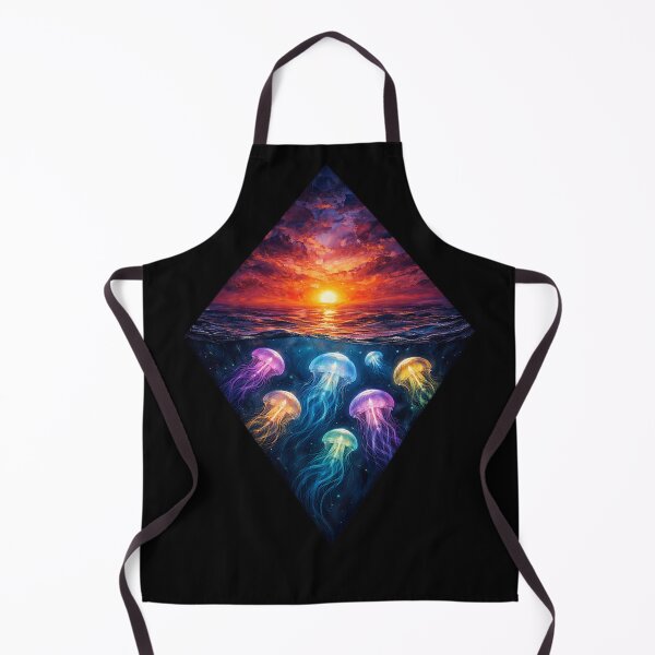 Item preview, Jellyfish Sunset Artwork designed and sold by Planetporridge.