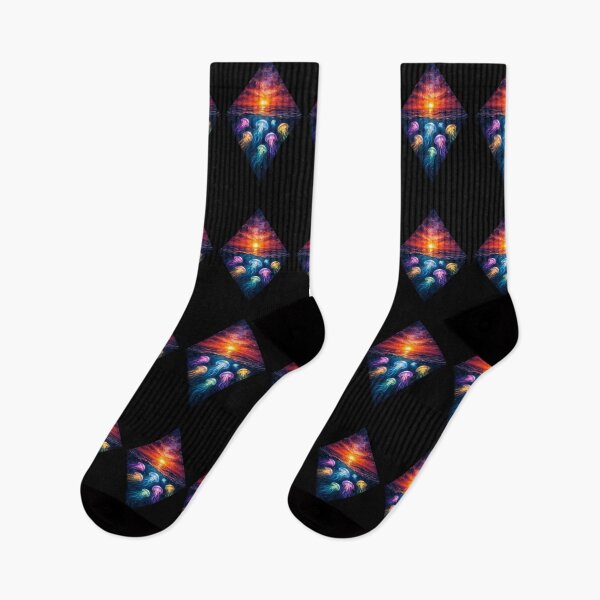 Item preview, Jellyfish Sunset Artwork designed and sold by Planetporridge.