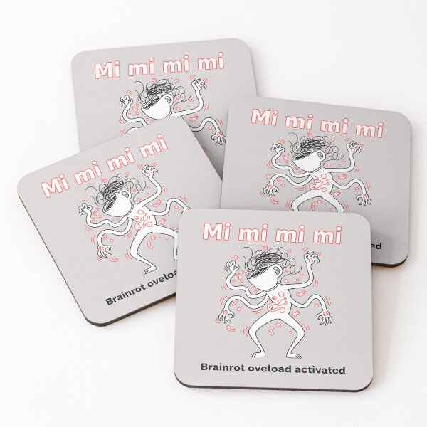 Item preview, Mi Mi Mi Mi Mi – Brainrot Overload Activated designed and sold by PixelQ.