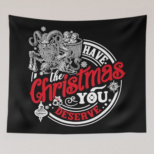 Item preview, Retro Have The Christmas You Deserve Dark Humor Krampus Xmas  designed and sold by WayTBeenkenArt.