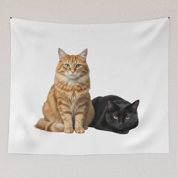 Item preview, Feline Duo: Gaze and Complicity designed and sold by Sappe_online.