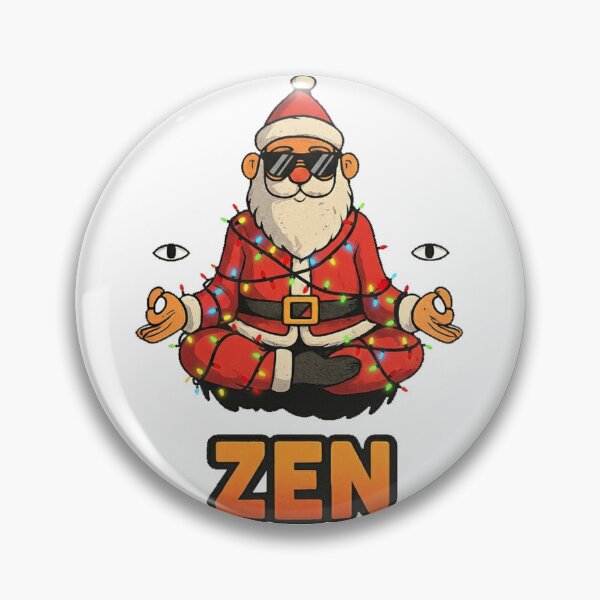 Aperçu de l'œuvre Père Noël zen créée et vendue par erkinmaddison.