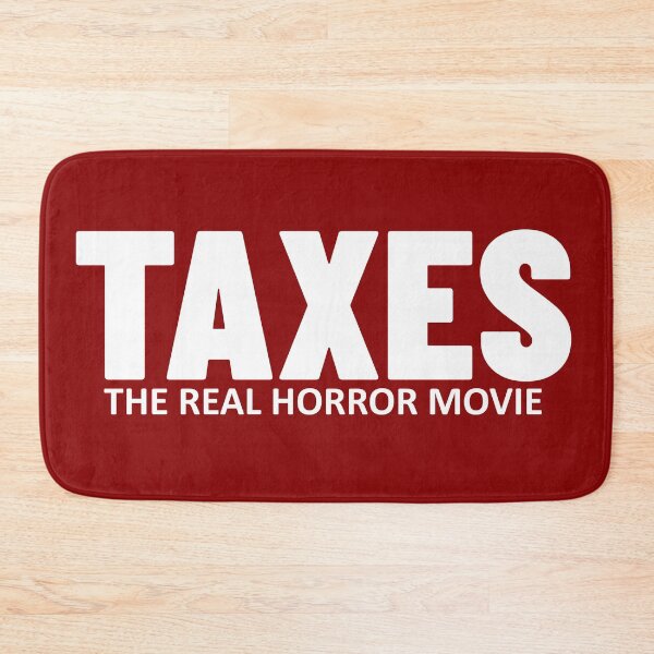 Item preview, Taxes: The Real Horror Movie | Funny Taxpayer Nightmare Tee designed and sold by Nigflute.