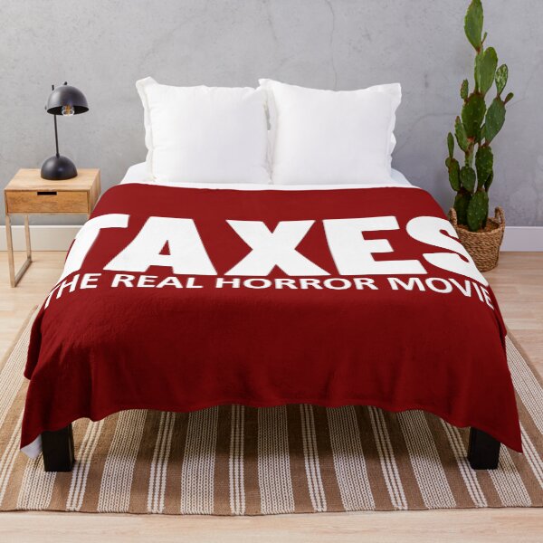 Item preview, Taxes: The Real Horror Movie | Funny Taxpayer Nightmare Tee designed and sold by Nigflute.