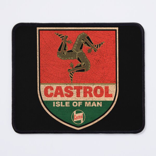 Item preview, Castrol Isle Of Man Tt Shield Vintage As Hell designed and sold by sheldonchristen.