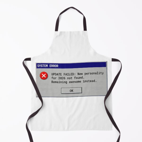 Item preview, Retro 90s Computer Error Message "Update Failed Remaining Awesome" Funny Aesthetic designed and sold by StickyGuys.