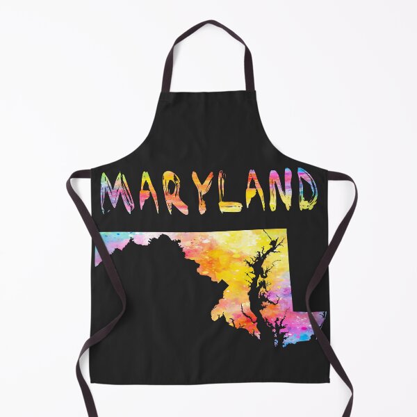 Item preview, Maryland State Map - Vibrant Watercolor Art Silhouette designed and sold by mashmosh.