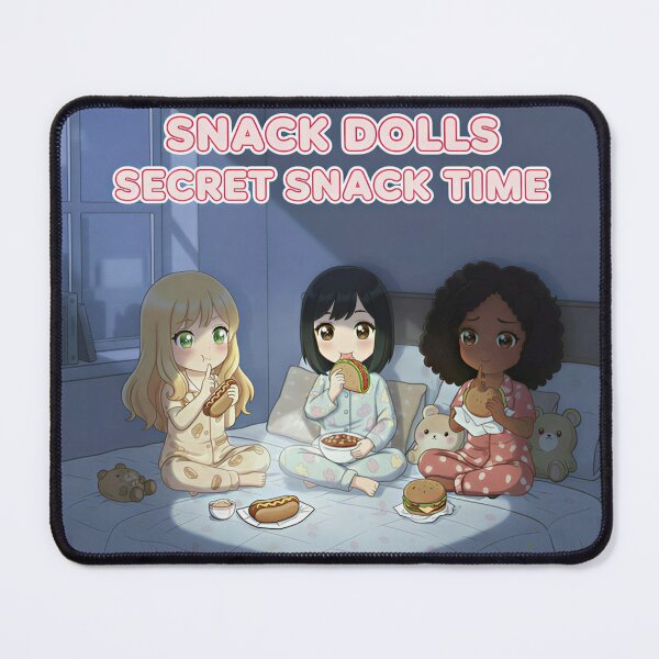 Item preview, Snack Dolls Secret Snack Time - Cute Anime Girls Pajama Party Sleepover with Food designed and sold by SammyMorry.