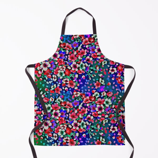Item preview, Diseño floral: rojos, azules y morados. designed and sold by Pickle Wicked Designs.