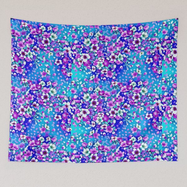 Item preview, Floral Design - Pinks, Purples and Blues designed and sold by Pickle Wicked Designs.