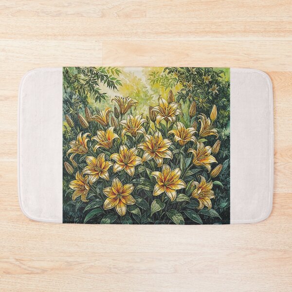 Item preview, Yellow oranged lilies to Mariana designed and sold by Helios Be. Lavsh.
