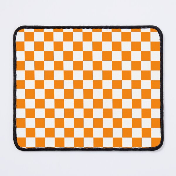Item preview, Orange and White Checkboard designed and sold by Pickle Wicked Designs.