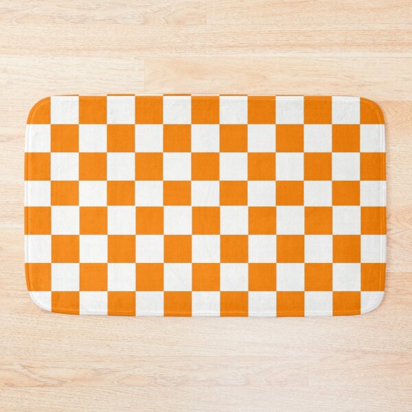 Item preview, Orange and White Checkboard designed and sold by Pickle Wicked Designs.
